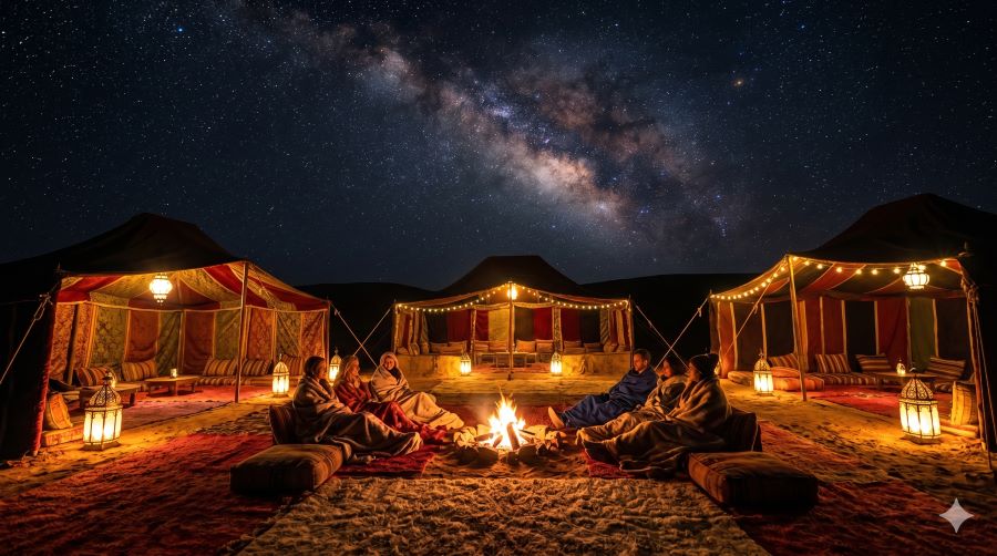 Bivouac sous les étoiles — Camp SS Travel