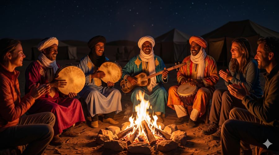 Soirée musicale berbère — Camp SS Travel