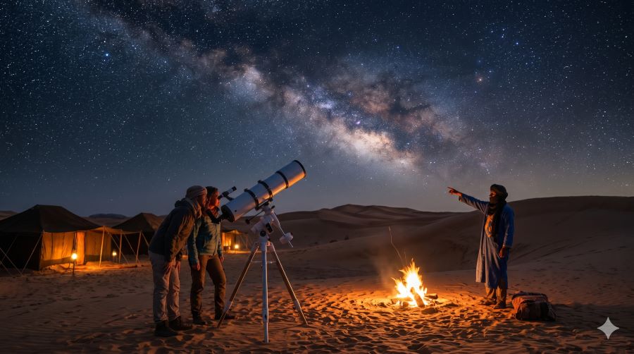 Nuit des étoiles Sahara — Camp SS Travel